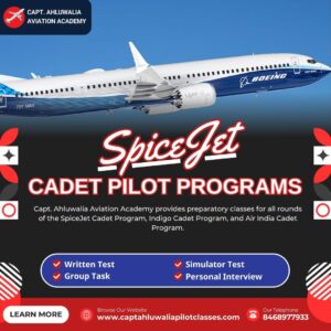 SpiceJet Cadet Pilot Programs Delhi India