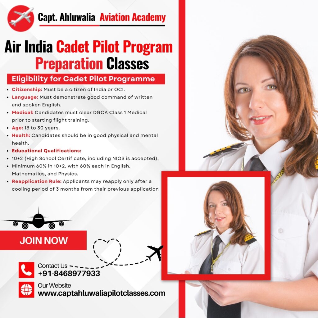 Air India Cadet Pilot Program Preparation Classes